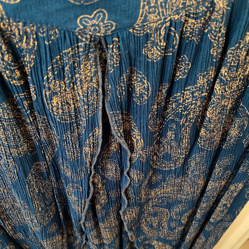 Earthbound Peacock Blue Skirt